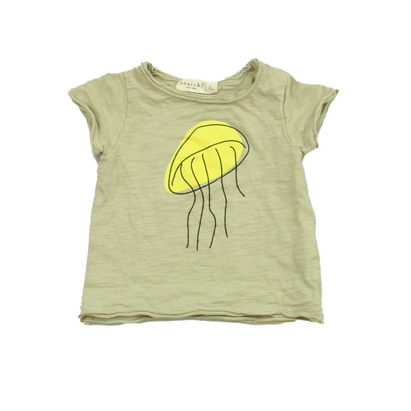 Anais & I Boys Gray | Yellow T-Shirt size: 6 Months - Picture 2 of 2